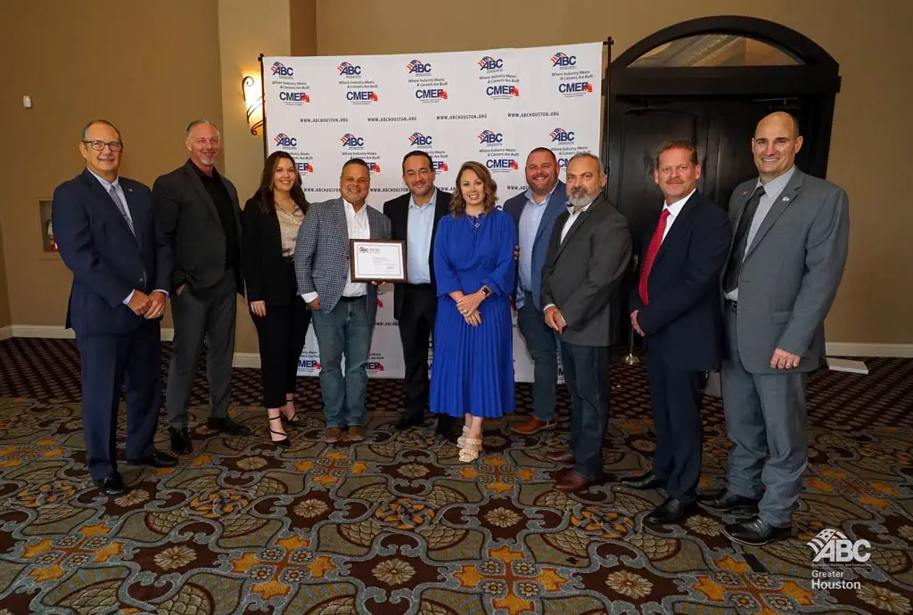 Group photo at award presentation event.